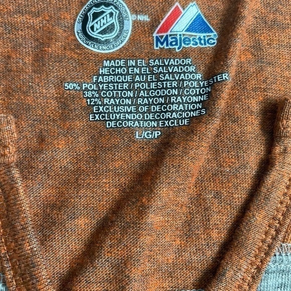 𝅺philadelphia Flyers Hockey shirt size Large - Picture 5 of 5